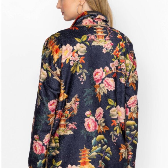 New Johnny Was Joan Zip Sherpa Jacket, reversible jacket. - Picture 9 of 13